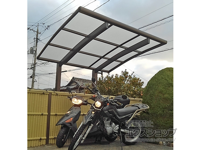 山口県岩国市ののサイクルポート・駐輪場 プレシオスポート ミニ 積雪〜20cm対応 施工例