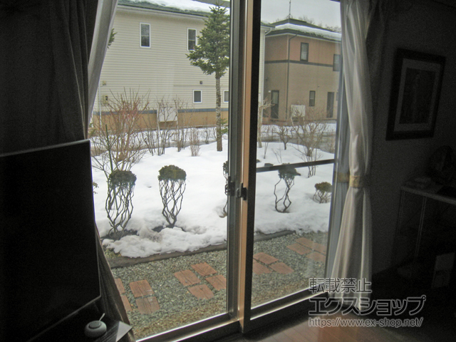 岩手県滝沢市のの二重窓（内窓） プラマードU 引違い窓 2枚建 施工例