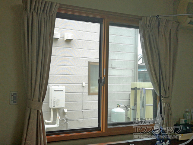 長野県長野市のの二重窓（内窓） インプラス ダストバリア仕様 引違い窓 2枚建 施工例