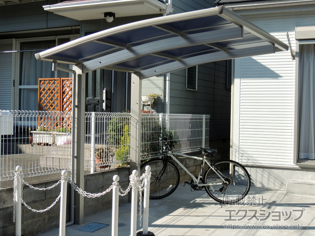 神奈川県厚木市ののサイクルポート・駐輪場 プレシオスポート ミニ 積雪〜20cm対応 施工例