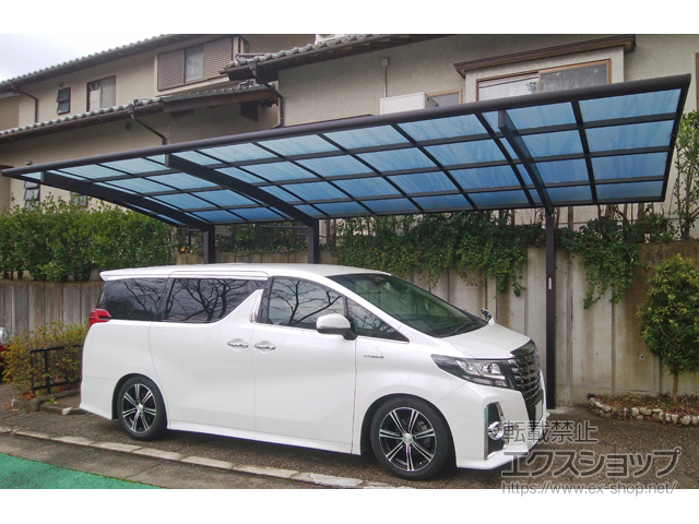 兵庫県三田市ののカーポート レイナポートグラン 延長　積雪〜20cm対応 施工例