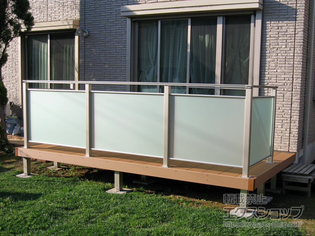 千葉県市原市ののウッドデッキ マージウッドデッキ 施工例