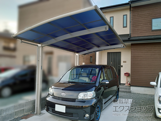 静岡県島田市ののカーポート プレシオスポート 積雪〜20cm対応 施工例