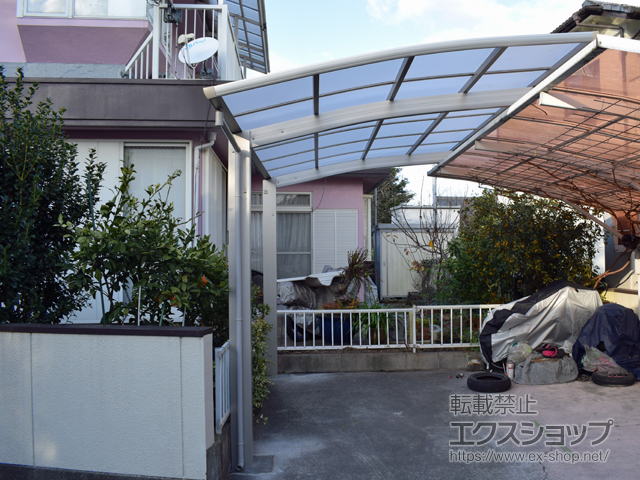 大分県大分市ののカーポート プレシオスポート 積雪〜20cm対応 施工例