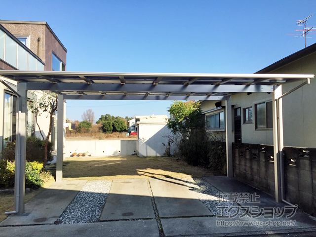 熊本県菊池郡菊陽町ののカーポート エフルージュ ツイン 積雪〜20cm対応 施工例