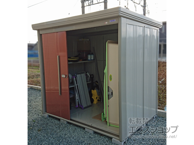 愛知県豊川市のの物置・屋外倉庫 Mr.ストックマンダンディ 一般型 2200×1590×2110（ND-2215-Y） ND-2215-Y-T 施工例