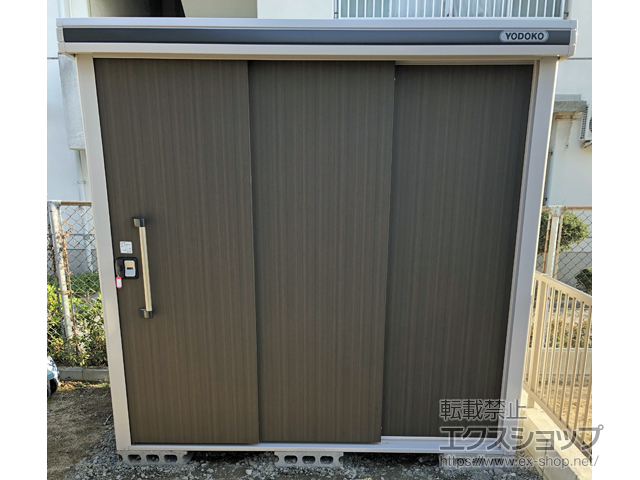 山口県宇部市のの物置・屋外倉庫 エルモ 一般型 2220×1520×2120（LMD-2215） LMD-2215-DW 施工例