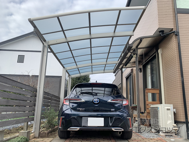 岐阜県安八郡神戸町ののカーポート レイナポートグラン 延長　積雪〜20cm対応 施工例