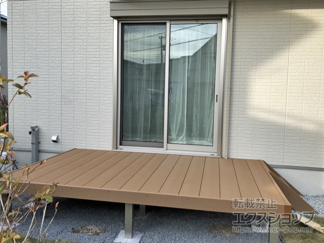 千葉県流山市ののウッドデッキ リウッドデッキ 200 施工例