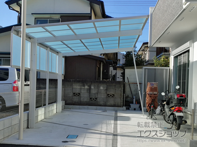 埼玉県所沢市ののカーポート エフルージュグラン　積雪〜20cm対応 施工例