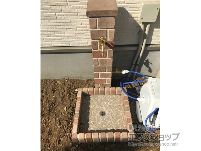 東京都八王子市のの立水栓・ガーデンシンク ネオキャスティ #01 施工例