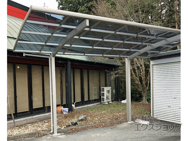 三重県いなべ市ののカーポート プレシオスポート 積雪〜20cm対応 施工例