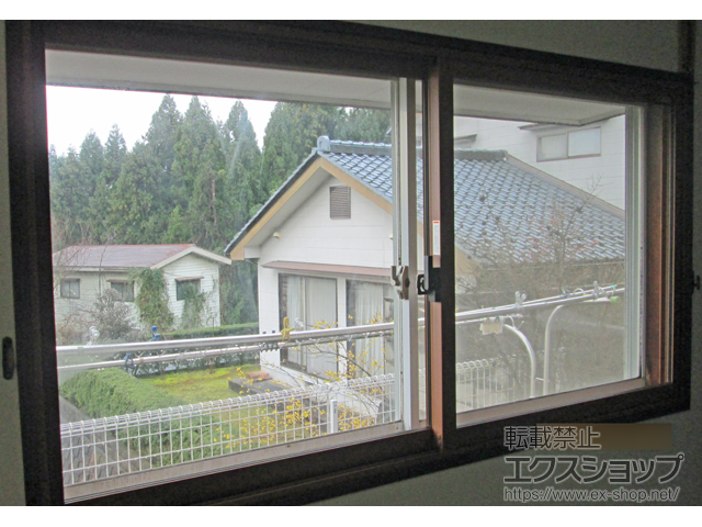 福井県鯖江市のの玄関ドア、二重窓（内窓） インプラス ダストバリア仕様 引違い窓 2枚建 施工例