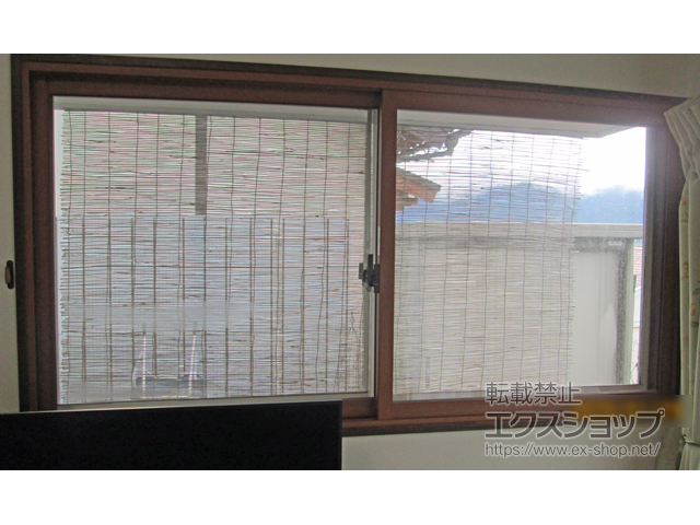 福井県鯖江市のの玄関ドア、二重窓（内窓） インプラス ダストバリア仕様 引違い窓 2枚建 施工例