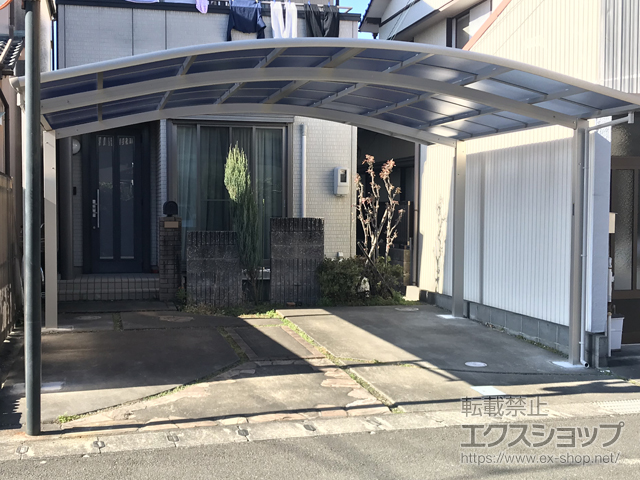 静岡県焼津市ののカーポート レイナツインポートグラン　積雪〜20cm対応 施工例