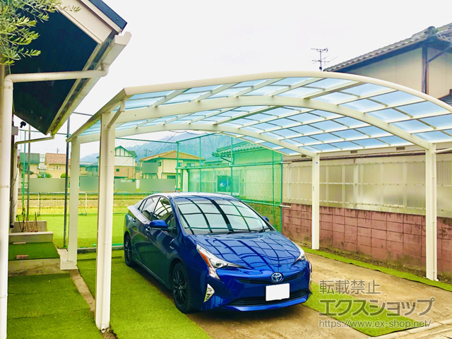 岡山県津山市ののカーポート レイナツインポートグラン　積雪〜20cm対応 施工例