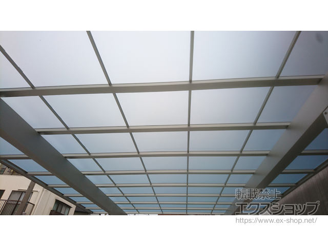 愛知県名古屋市ののカーポート エフルージュ ツインプラス 積雪〜20cm対応 施工例