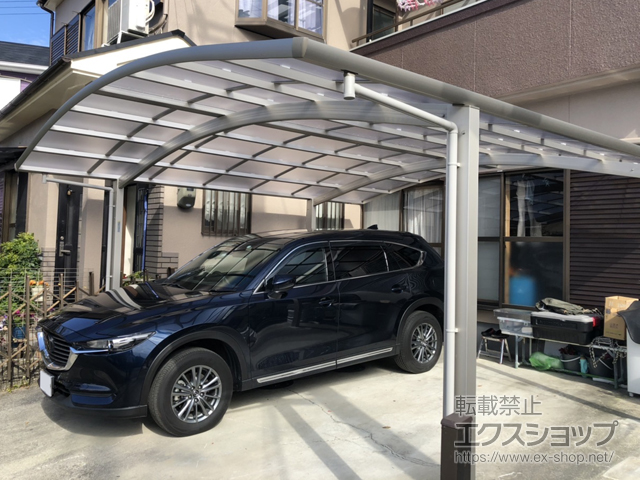 和歌山県岩出市ののカーポート レイナツインポートグラン　積雪〜20cm対応 施工例