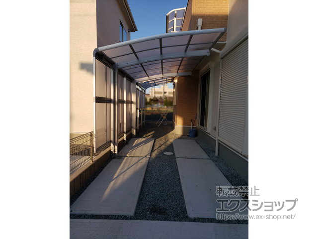 兵庫県揖保郡太子町ののカーポート レイナポートグラン　積雪〜20cm対応＋サイドパネル 施工例