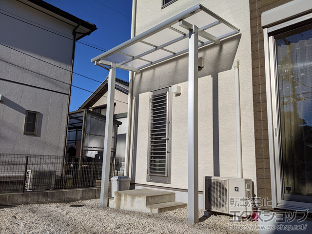 三重県四日市市ののテラス屋根 エフルージュグランZERO テラスタイプ 積雪〜20cm対応 施工例