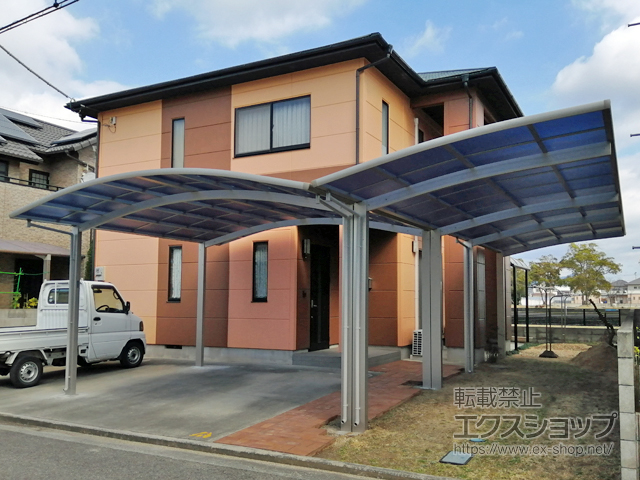 香川県善通寺市ののカーポート レイナツインポートグラン　積雪〜20cm対応 施工例
