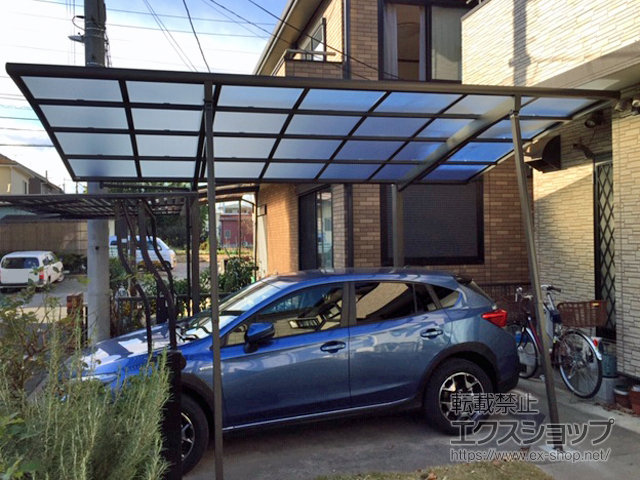 埼玉県さいたま市ののカーポート フーゴR (ラウンドスタイル) 積雪〜20cm対応 施工例