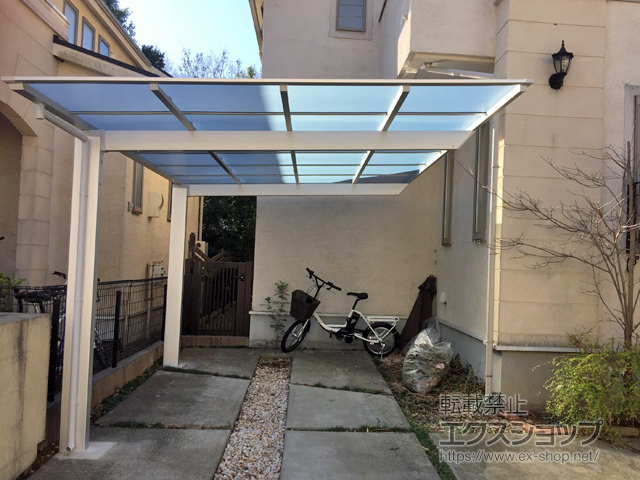 神奈川県横浜市ののカーポート ソリッドポート 積雪〜20cm対応 施工例