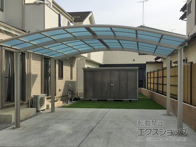 栃木県宇都宮市ののカーポート レイナツインポートグラン　積雪〜20cm対応 施工例