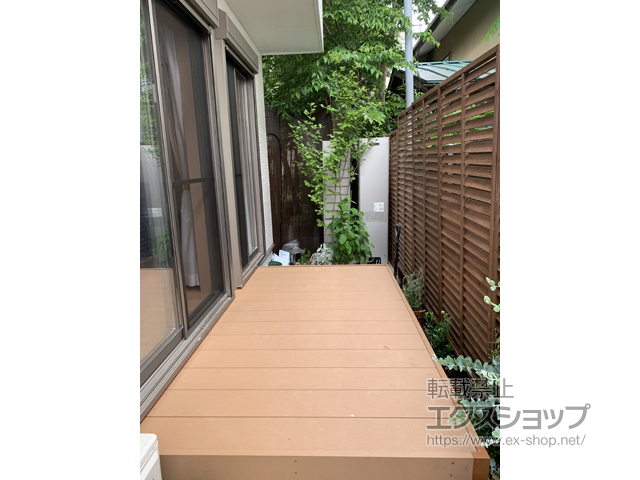 東京都練馬区ののウッドデッキ リウッドデッキ200 施工例