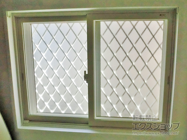 千葉県千葉市のの二重窓（内窓） インプラス ダストバリア仕様 引違い窓 浴室仕様 ユニットバス納まり 2枚建 施工例
