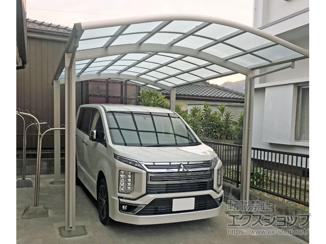 鹿児島県枕崎市ののカーポート レイナワンポートグラン　積雪〜20cm対応 施工例