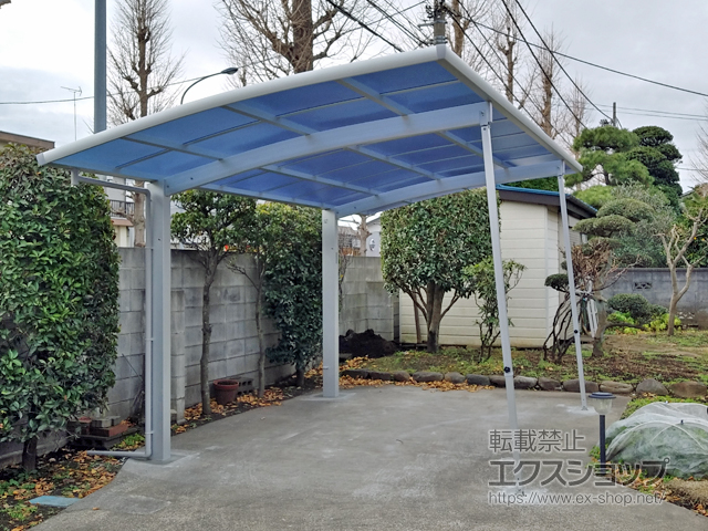 東京都八王子市ののカーポート レイナポートグラン　積雪〜20cm対応 施工例