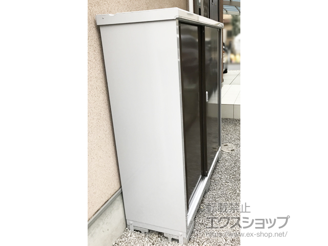 東京都日野市のの物置・屋外倉庫 シンプリー 一般型 1520×515×1603（MJX-155D） MJX-155D-TB 施工例