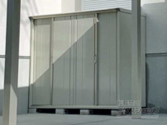 東京都八王子市のの物置・屋外倉庫 グランプレステージジャンプ 2247×900×1900 GP-229A-F-MW 施工例