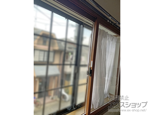 京都府京都市のの二重窓（内窓） インプラス ダストバリア仕様 引違い窓 2枚建 施工例
