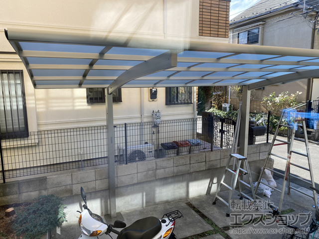 東京都三鷹市ののカーポート レイナポートグラン　積雪〜20cm対応 施工例