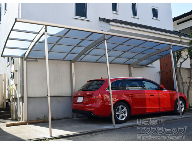 東京都練馬区ののカーポート レイナポートグラン 延長　積雪〜20cm対応 施工例