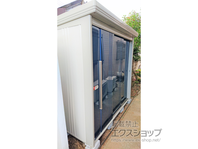 千葉県流山市のの物置・屋外倉庫 Mr.ストックマンダンディ 多雪型 結露減少型 2200×890×2110（ND-SZ2208） ND-SZ2208-D 施工例