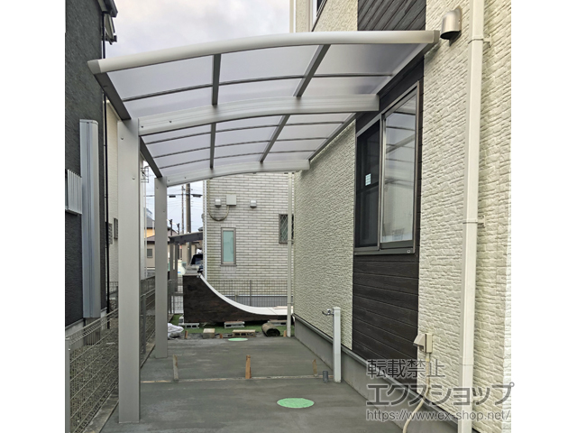 千葉県東金市ののサイクルポート・駐輪場 レイナポートグランミニ 積雪〜20cm対応 施工例