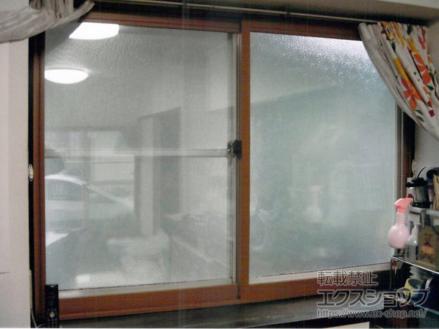 熊本県合志市のの二重窓（内窓） プラマードU 引違い窓 2枚建 施工例