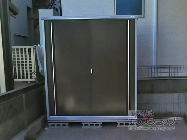 愛知県名古屋市のの物置・屋外倉庫 シンプリー 一般型 1740×905×1903 MJX-179EP-TB 施工例