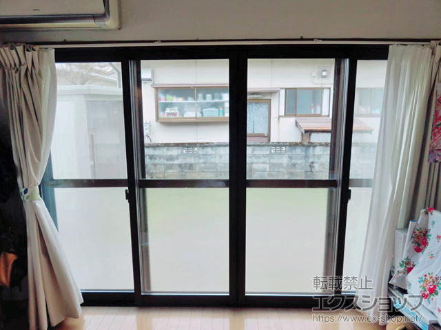 福井県小浜市のの二重窓（内窓） インプラス ダストバリア仕様 引違い窓 4枚建 施工例