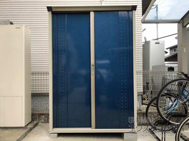 高知県高知市のの物置・屋外倉庫 グランプレステージジャンプ 1304×650×1900（GP-136A-T） GP-136A-T-DB 施工例