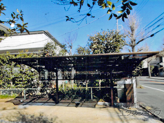 千葉県千葉市ののカーポート プレシオスポート アルファ 積雪〜20cm対応 施工例