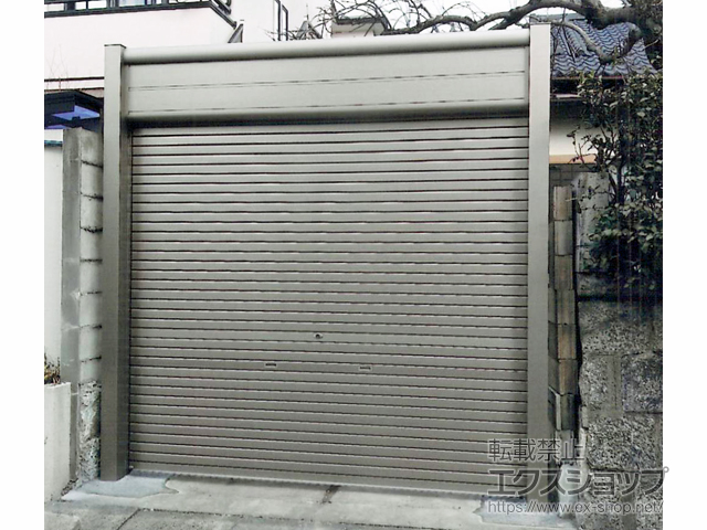 愛知県名古屋市ののガレージシャッター シャッターゲート FX2型 手動式 施工例