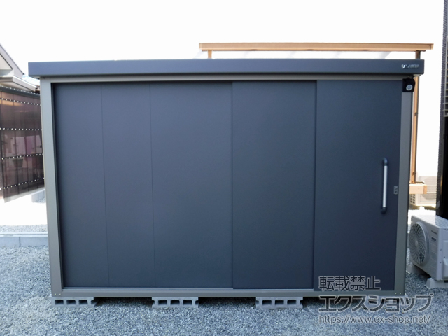 静岡県浜松市のの物置・屋外倉庫 エスケーエイト SK8-180 一般型 3000×2000×1940 SK8-180-GK 施工例