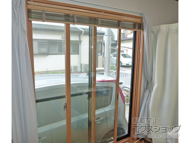 神奈川県藤沢市のの二重窓（内窓） インプラス ダストバリア仕様 引違い窓 2枚建 施工例