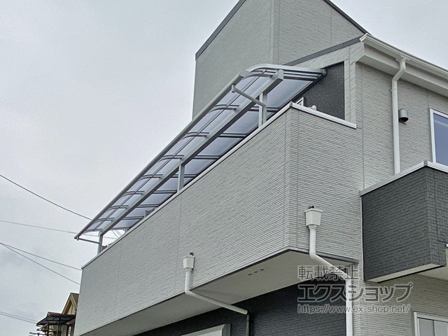 東京都日野市ののバルコニー・ベランダ屋根 スピーネ R型 屋根タイプ 連棟 積雪〜20cm対応 施工例