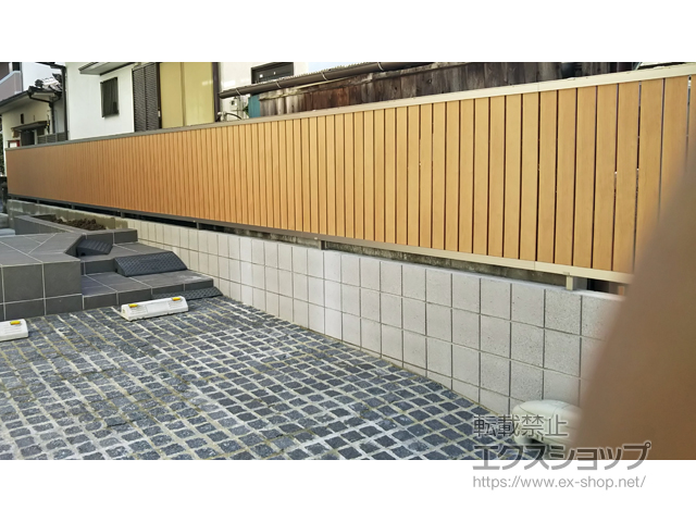 福岡県春日市ののフェンス・柵 セレビューフェンス RP4型 自在柱式 施工例