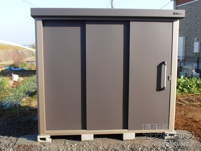 静岡県伊豆の国市のの物置・屋外倉庫 エスケーエイト SK8-100 一般型 2200×1600×1940 SK8-100-GK 施工例